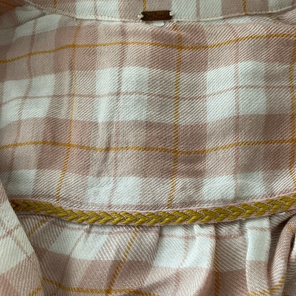 Free People All About The Feels Plaid Button Down - Picture 7 of 8
